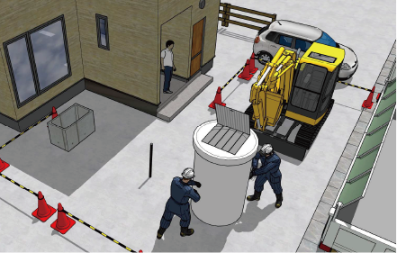 融雪槽設置工事