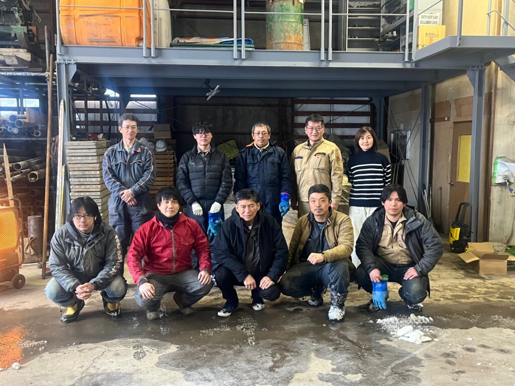 北海道ジオシステムのスタッフ達