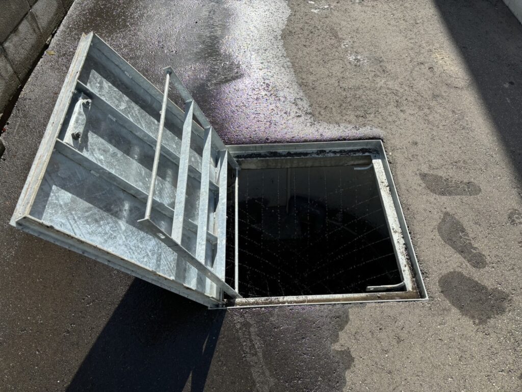 北海道ジオシステムの融雪槽